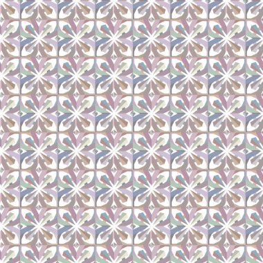 Geometrik şekilli kusursuz desen çizimi