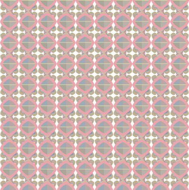 Geometrik şekilli kusursuz desen çizimi