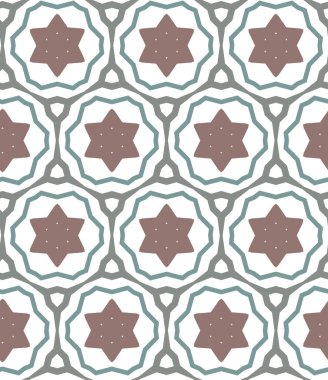 Geometrik şekilli kusursuz desen çizimi