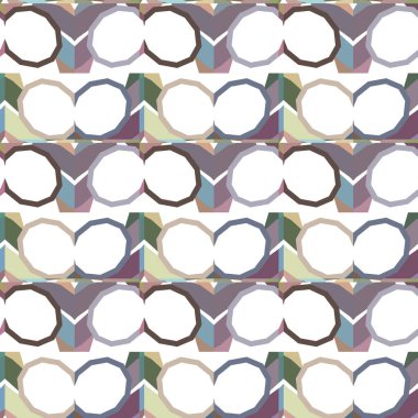 Geometrik şekilli kusursuz desen çizimi