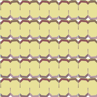 Geometrik şekilli kusursuz desen çizimi