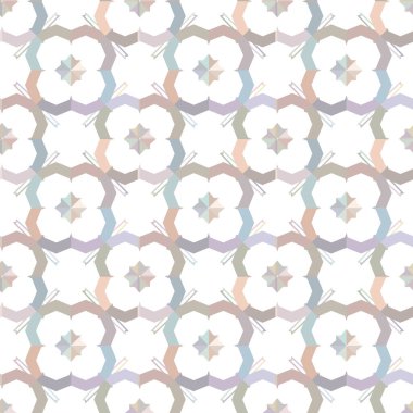 Geometrik şekilli kusursuz desen çizimi