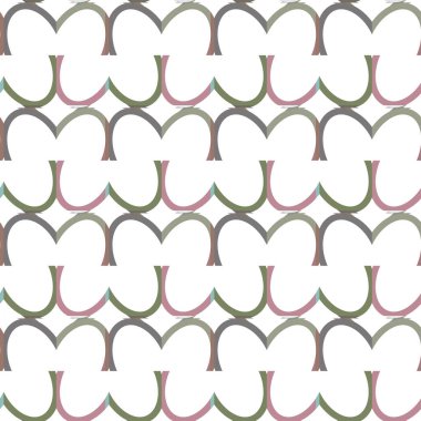 Geometrik şekilli kusursuz desen çizimi