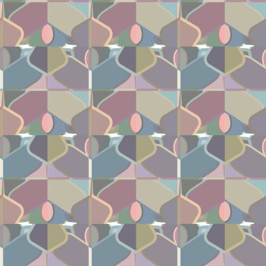 Geometrik şekilli kusursuz desen çizimi