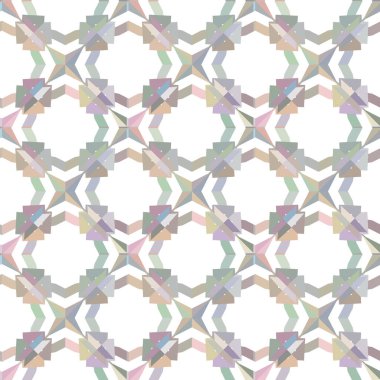 Geometrik şekilli kusursuz desen çizimi