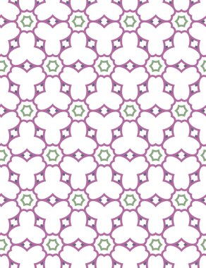 Geometrik şekilli kusursuz desen çizimi