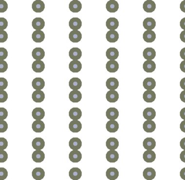 Geometrik şekilli kusursuz desen çizimi