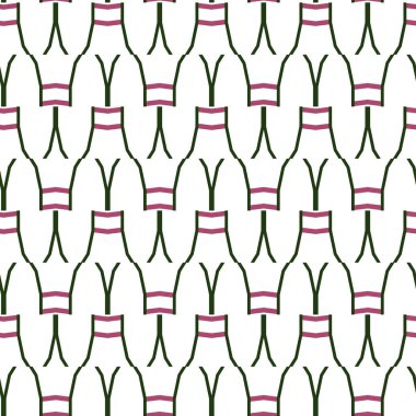 Geometrik şekilli kusursuz desen çizimi