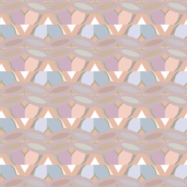 Geometrik şekilli kusursuz desen çizimi