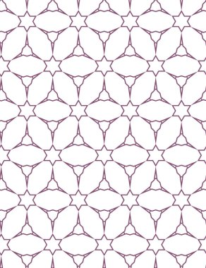 Geometrik şekilli kusursuz desen çizimi