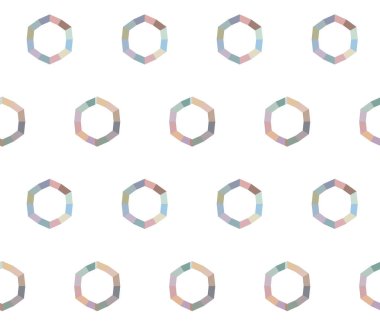 Geometrik şekilli kusursuz desen çizimi