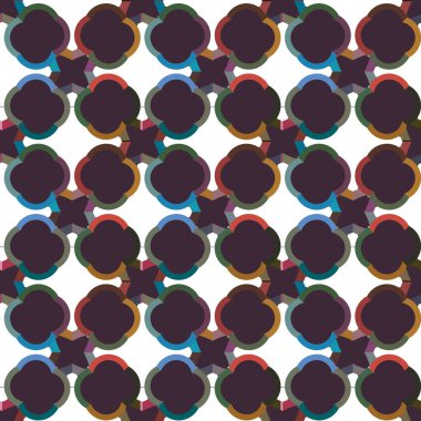 Geometrik şekilli kusursuz desen çizimi