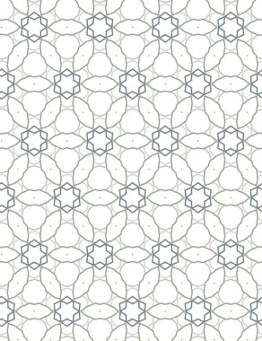 Geometrik şekilli kusursuz desen çizimi