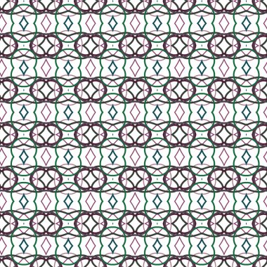 Geometrik şekilli kusursuz desen çizimi
