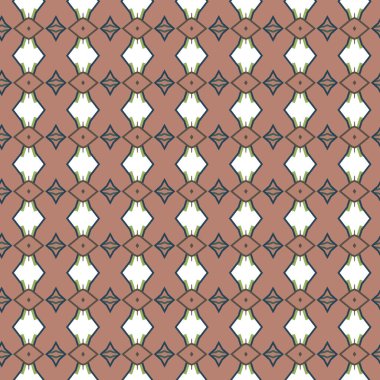 Geometrik şekilli kusursuz desen çizimi