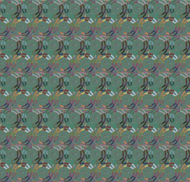 Geometrik şekilli kusursuz desen çizimi