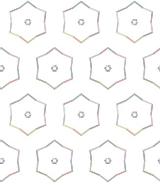 Geometrik şekilli kusursuz desen çizimi