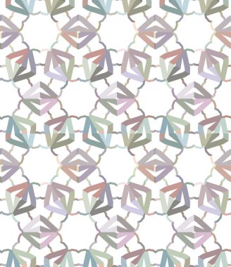 Geometrik şekilli kusursuz desen çizimi