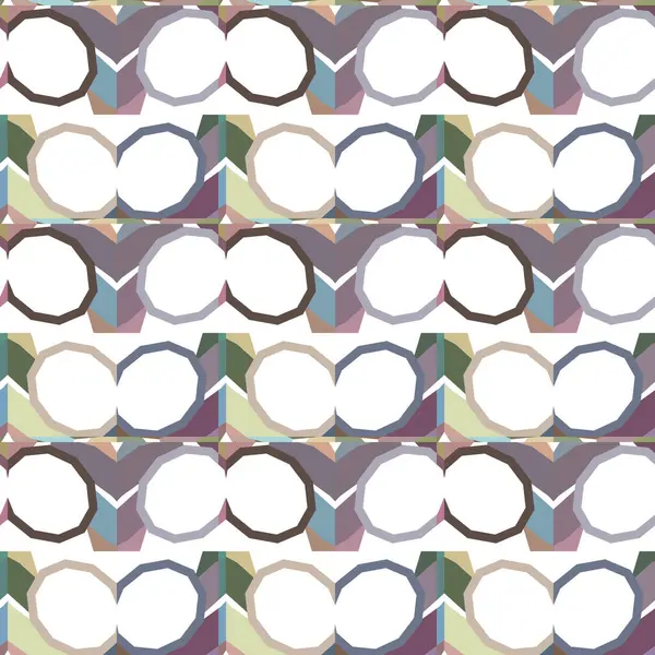 Geometrik şekilli kusursuz desen çizimi