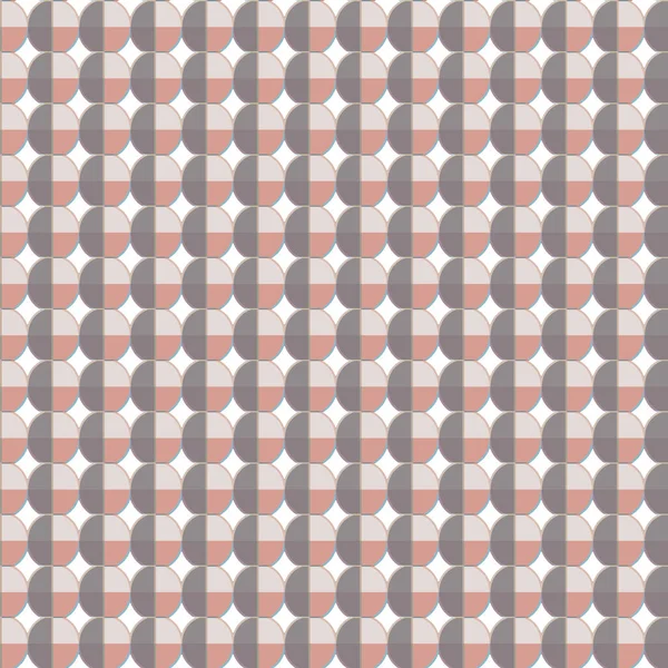 Naadloos Patroon Met Geometrische Vormen Illustratie — Stockvector