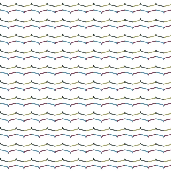 Bezszwowy Wzór Geometrycznych Kształtów Ilustracji — Wektor stockowy