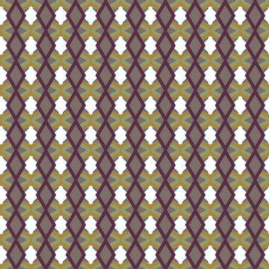 Geometrik şekilli kusursuz desen vektör çizimi