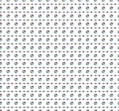 Geometrik şekilli kusursuz desen vektör çizimi