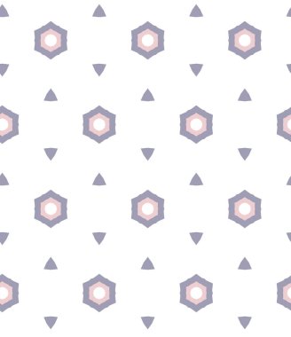 Geometrik şekilli kusursuz desen vektör çizimi