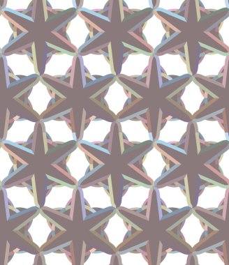 Geometrik şekilli kusursuz desen vektör çizimi