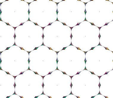 Geometrik şekilli kusursuz desen vektör çizimi