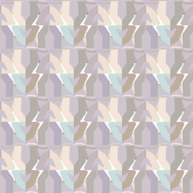 Geometrik şekilli kusursuz desen vektör çizimi