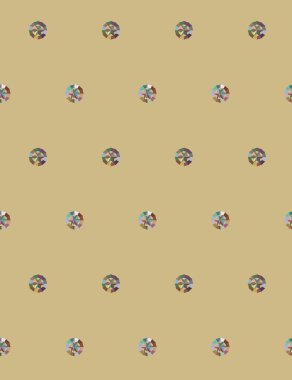 Geometrik şekilli kusursuz desen vektör çizimi