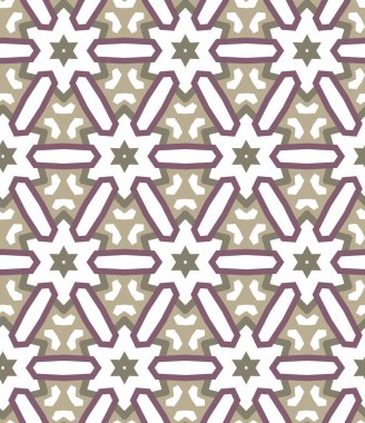 Geometrik şekilli kusursuz desen vektör çizimi