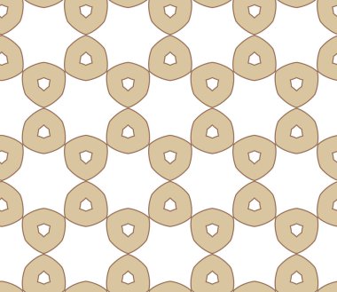 Geometrik şekilli kusursuz desen vektör çizimi