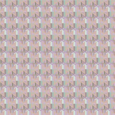 Geometrik şekilli kusursuz desen vektör çizimi