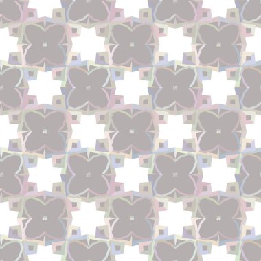 Geometrik şekilli kusursuz desen vektör çizimi