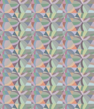 Geometrik şekilli kusursuz desen vektör çizimi