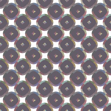 Geometrik şekilli kusursuz desen vektör çizimi