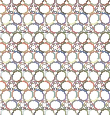 Geometrik şekilli kusursuz desen vektör çizimi