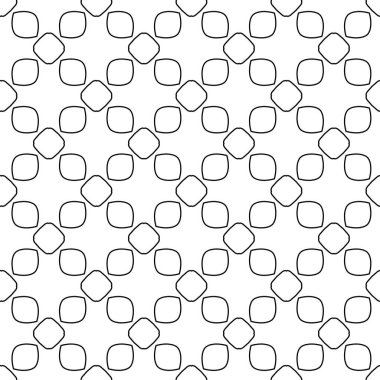 Geometrik şekilli kusursuz desen vektör çizimi