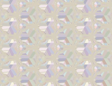 Geometrik şekilli kusursuz desen vektör çizimi