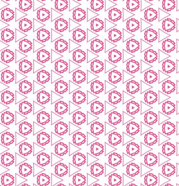 Geometrik şekilli kusursuz desen vektör çizimi