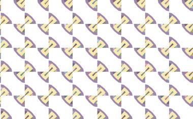 Geometrik şekilli kusursuz desen vektör çizimi