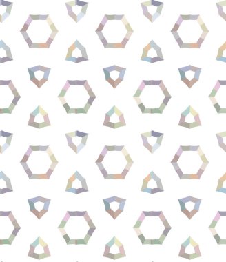 Geometrik şekilli kusursuz desen vektör çizimi