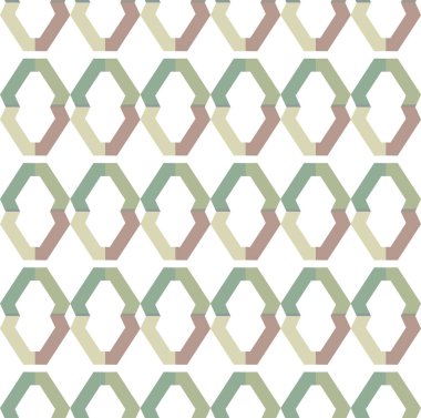 Geometrik şekilli kusursuz desen vektör çizimi