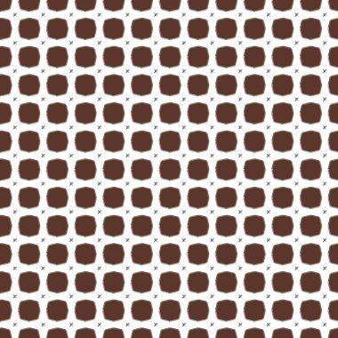 Geometrik şekilli kusursuz desen vektör çizimi