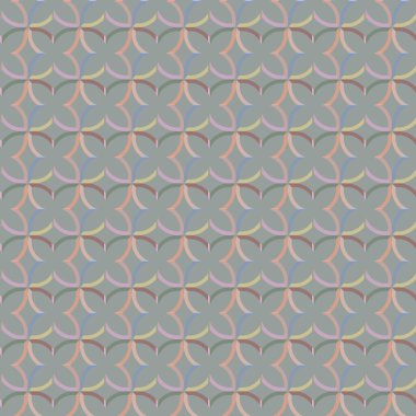 Geometrik şekilli kusursuz desen vektör çizimi