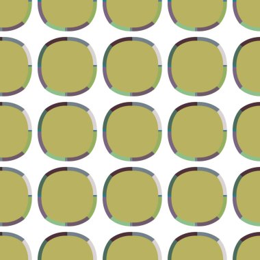 Geometrik şekilli kusursuz desen vektör çizimi