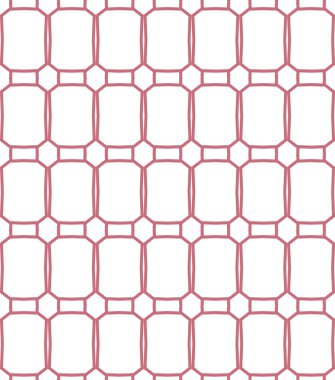 Geometrik şekilli kusursuz desen vektör çizimi