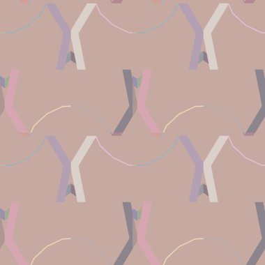 Geometrik şekilli kusursuz desen vektör çizimi